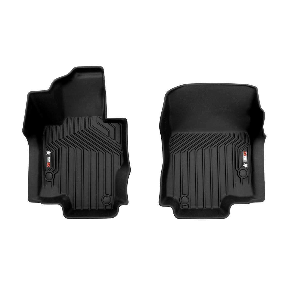 Mercedes GLE Floor Mats - First Row - Omac - 3D Texan Premium TPE - Black - 2018 Mercedes GLE Floor Mats - First Row - Omac - 3D Texan Premium TPE - Black - 2018